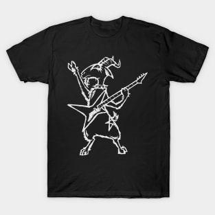 Heavy Metal Band Goat Guitarist Guitar Playing Gothic Gift T-Shirt